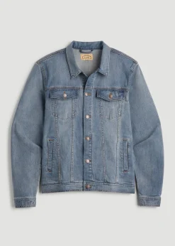 LJ&S Denim Jacket for Tall Men