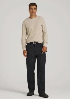 LJ&S Double Front Utility Work Pants for Tall Men