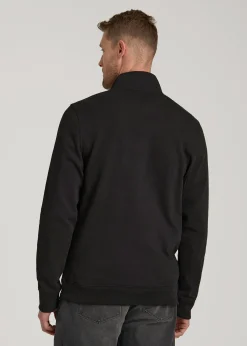 LJ&S Heavyweight Quarter-Zip Pullover for Tall Men
