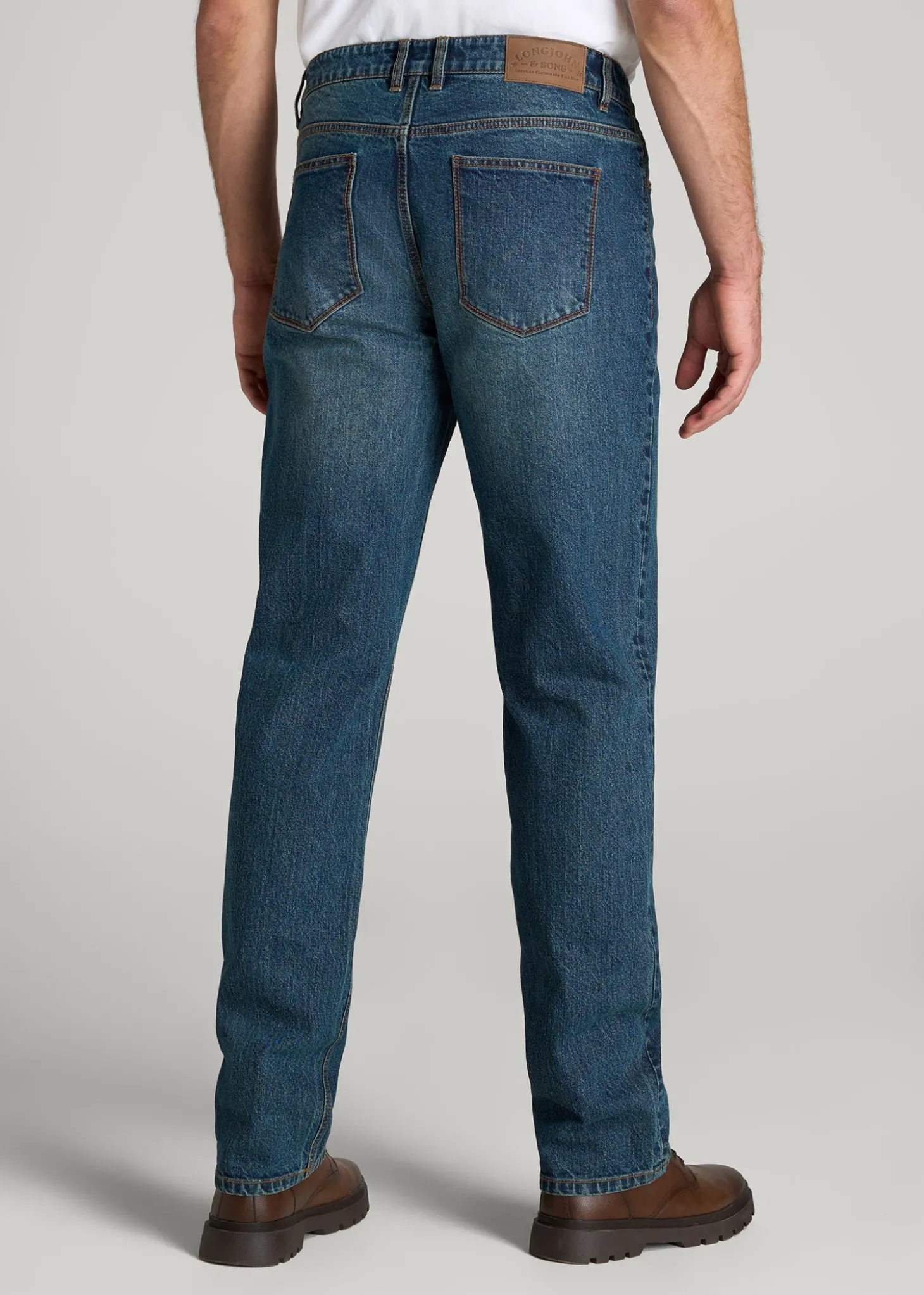 LJ&S STRAIGHT LEG Jeans for Tall Men