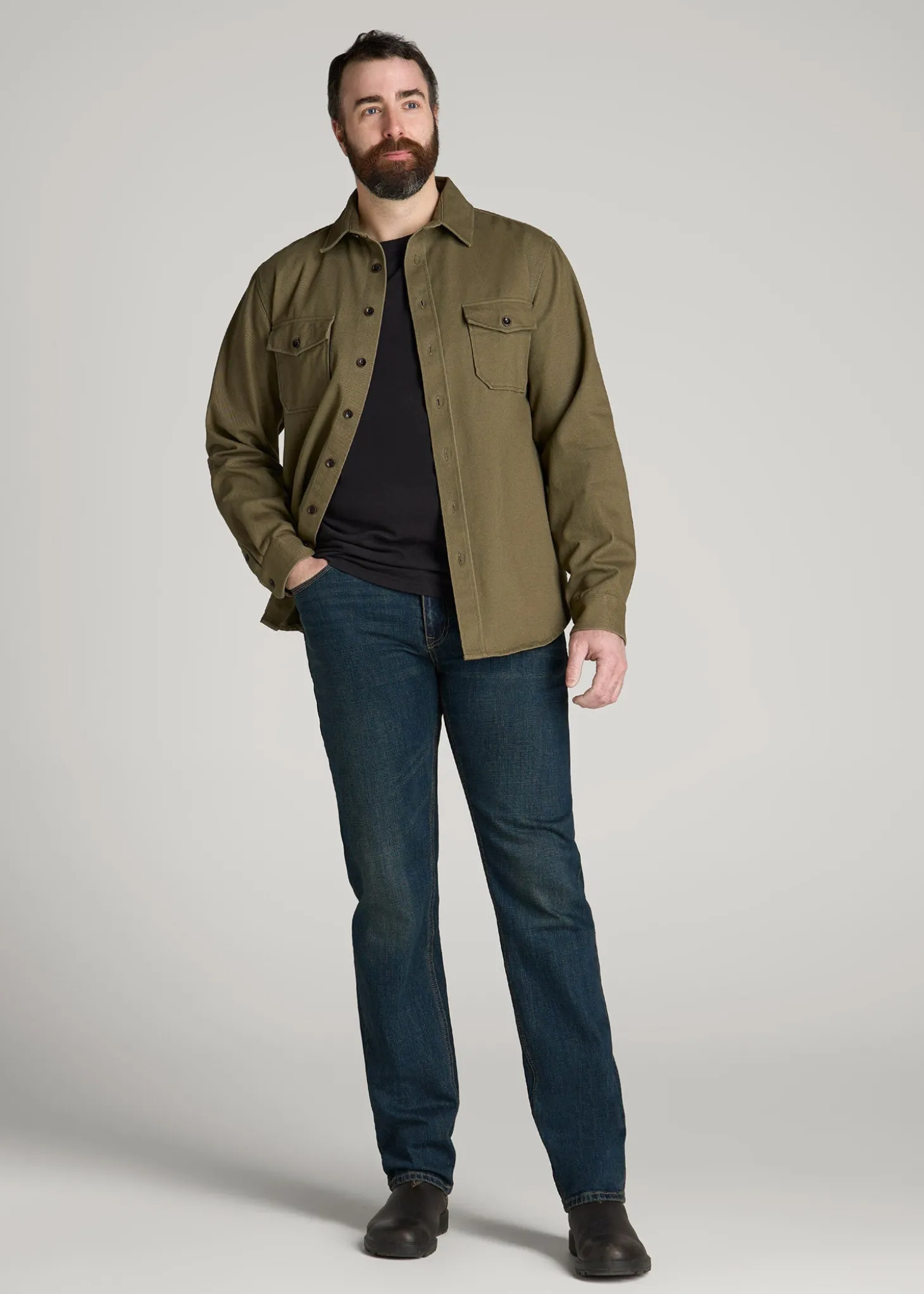 LJ&S STRAIGHT LEG Jeans for Tall Men