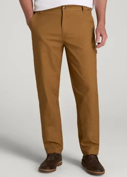 LJ&S Stretch Canvas REGULAR-FIT Carpenter's Pants for Tall Men
