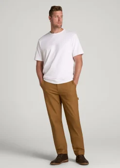 LJ&S Stretch Canvas REGULAR-FIT Carpenter's Pants for Tall Men