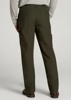 LJ&S Stretch Canvas REGULAR-FIT Carpenter's Pants for Tall Men