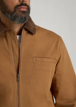 LJ&S Twill Shop Jacket for Tall Men