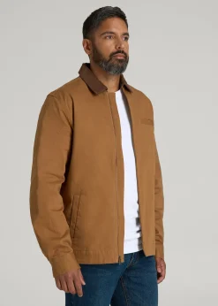 LJ&S Twill Shop Jacket for Tall Men