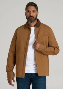 LJ&S Twill Shop Jacket for Tall Men
