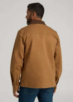 LJ&S Twill Shop Jacket for Tall Men