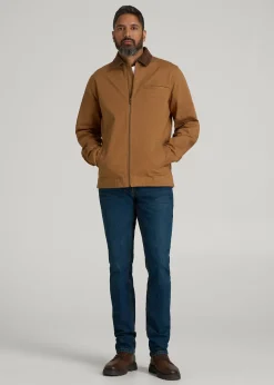 LJ&S Twill Shop Jacket for Tall Men