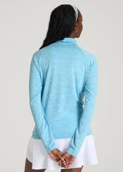 Long Sleeve Quarter-Zip Pullover for Tall Women