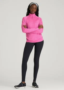Long Sleeve Quarter-Zip Pullover for Tall Women