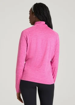 Long Sleeve Quarter-Zip Pullover for Tall Women