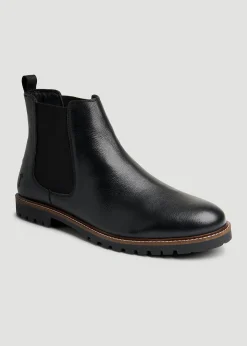 Lug Sole Chelsea Boots for Tall Men