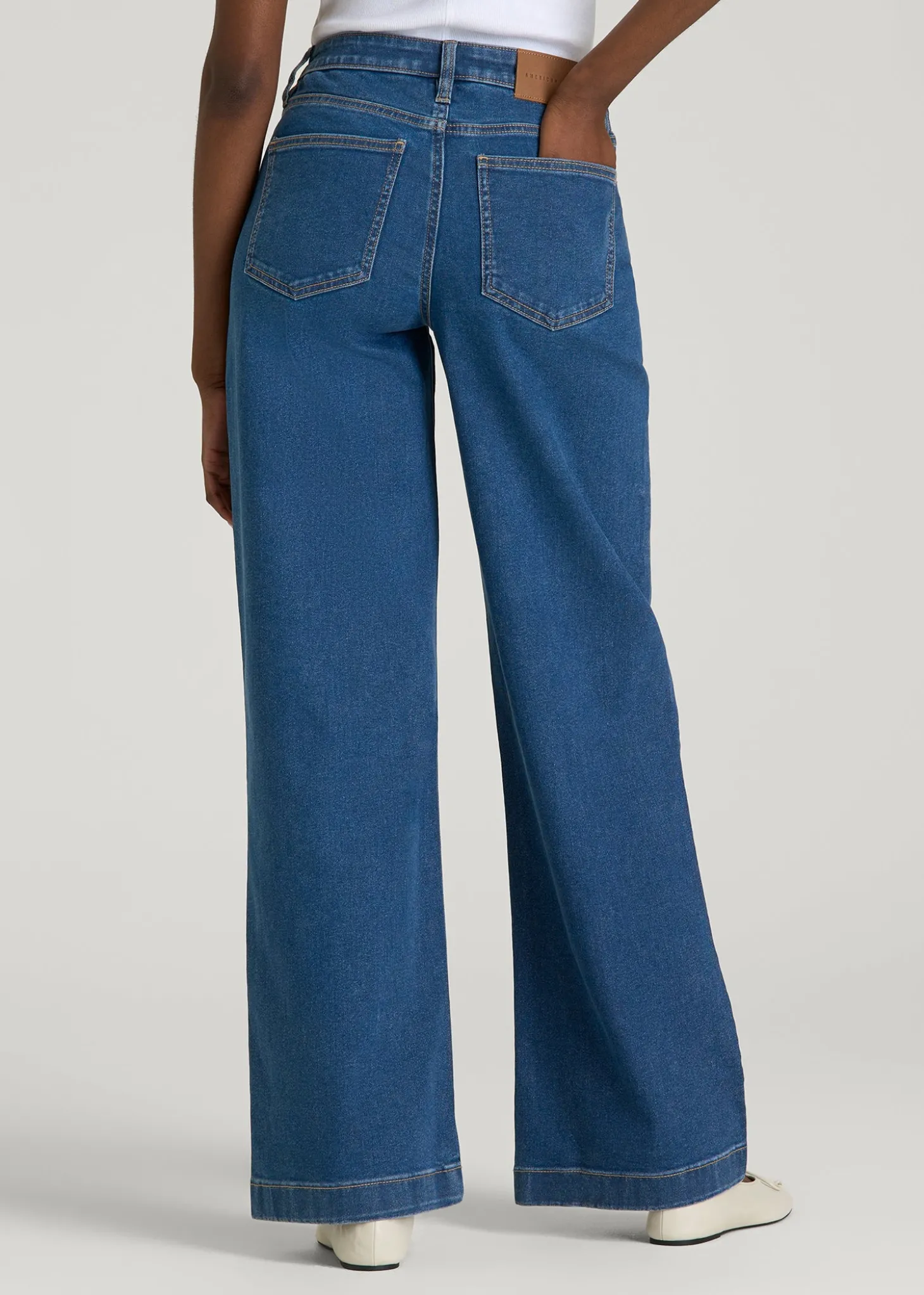 Luna High-Rise Wide-Leg Jeans for Tall Women
