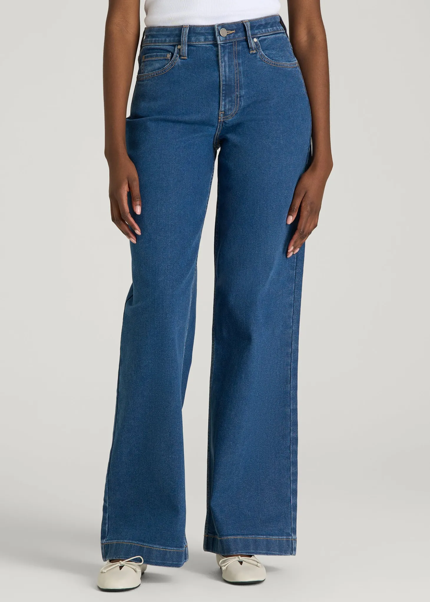 Luna High-Rise Wide-Leg Jeans for Tall Women