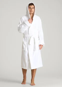 Luxe Zero Twist Cotton Hotel Robe for Tall Men