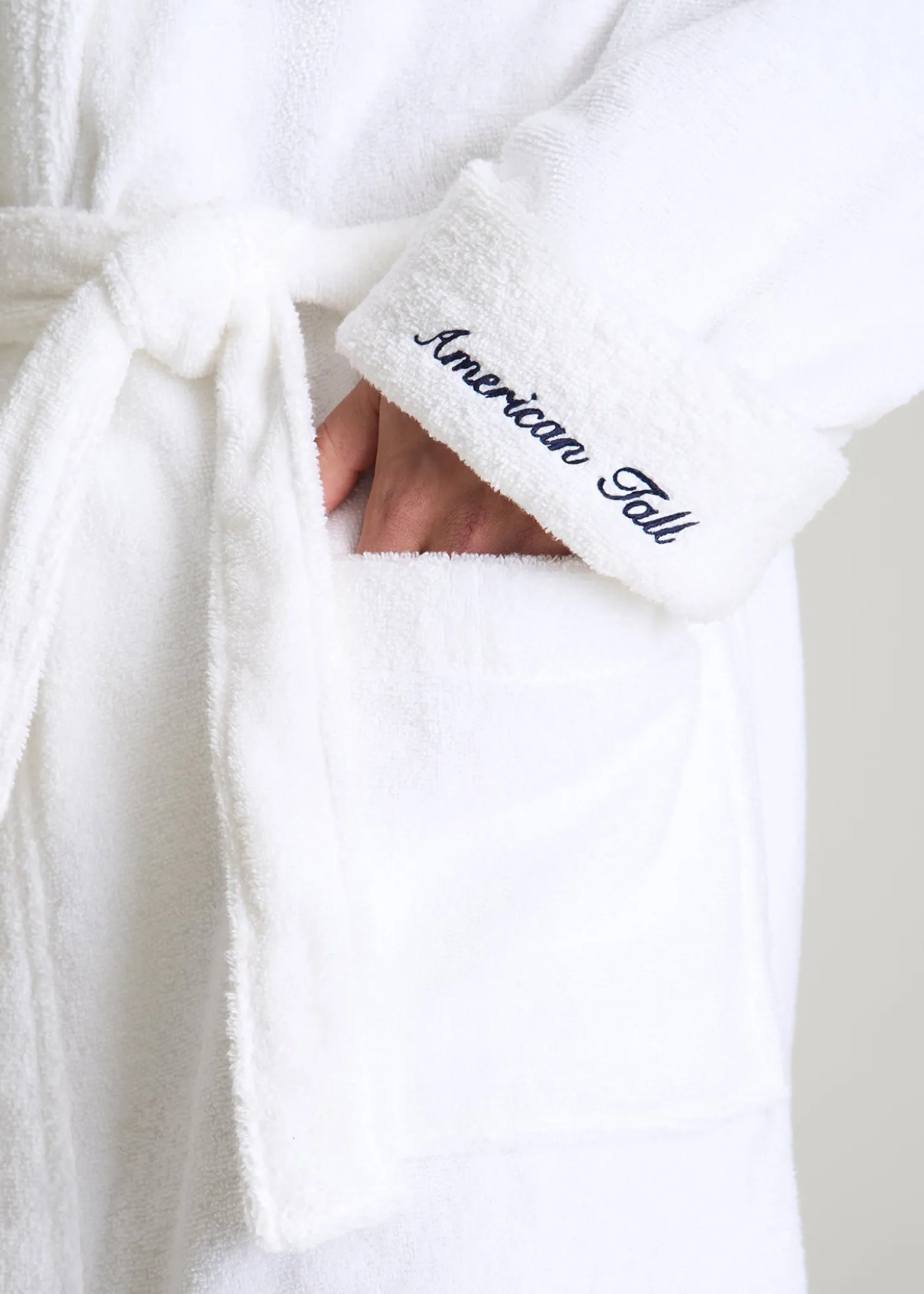Luxe Zero Twist Cotton Hotel Robe for Tall Men