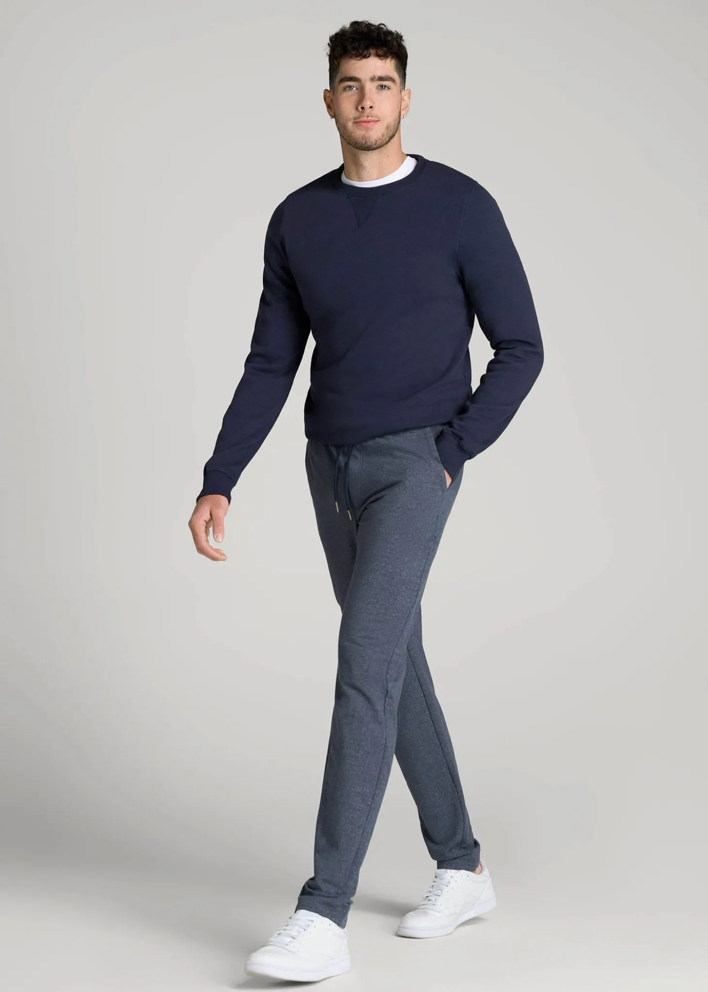 Microsanded French Terry Sweatpants for Tall Men