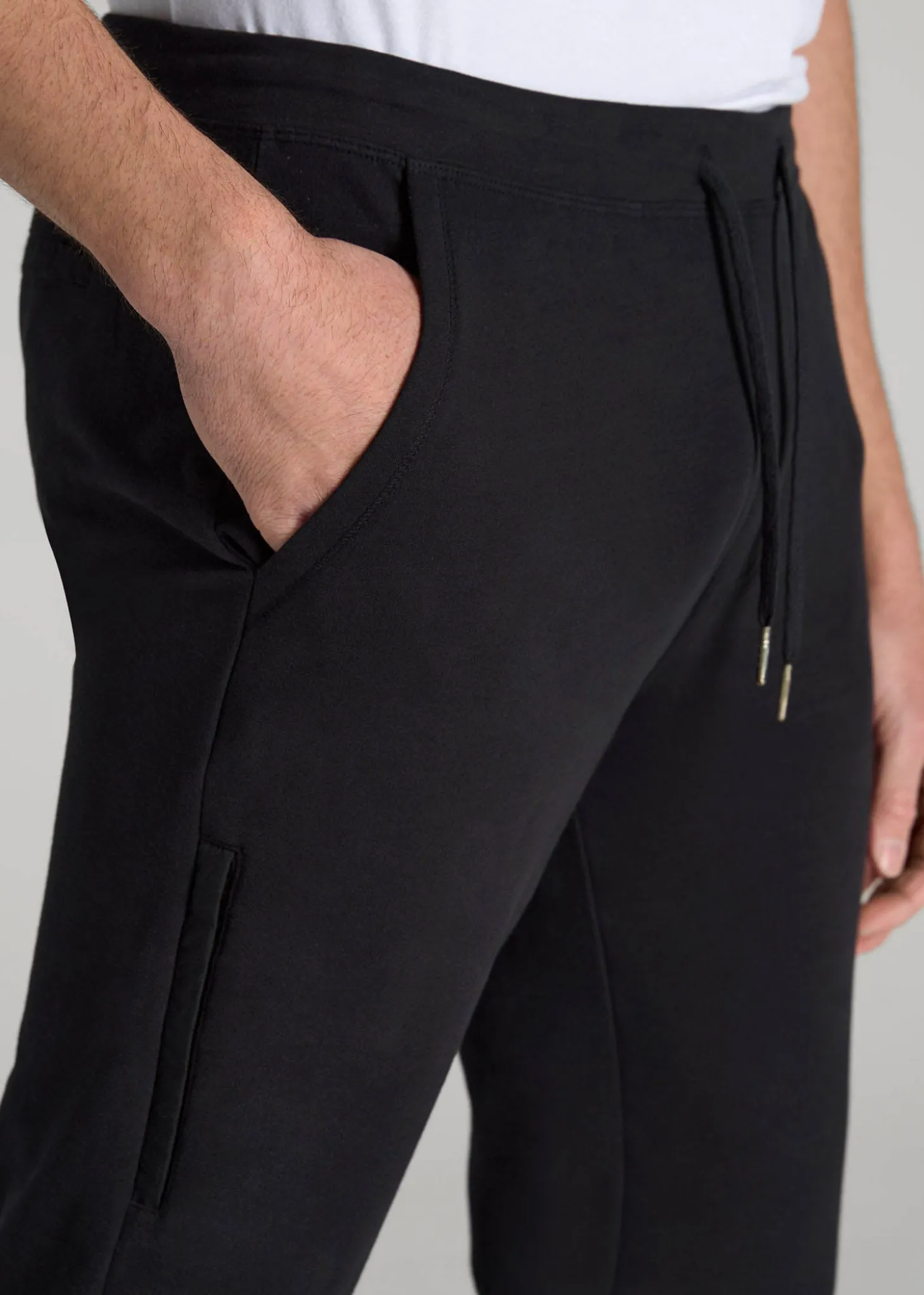 Microsanded French Terry Sweatpants for Tall Men