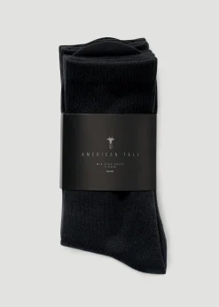 Mid Crew Socks (X-Large Size: 10-13) for Tall Women