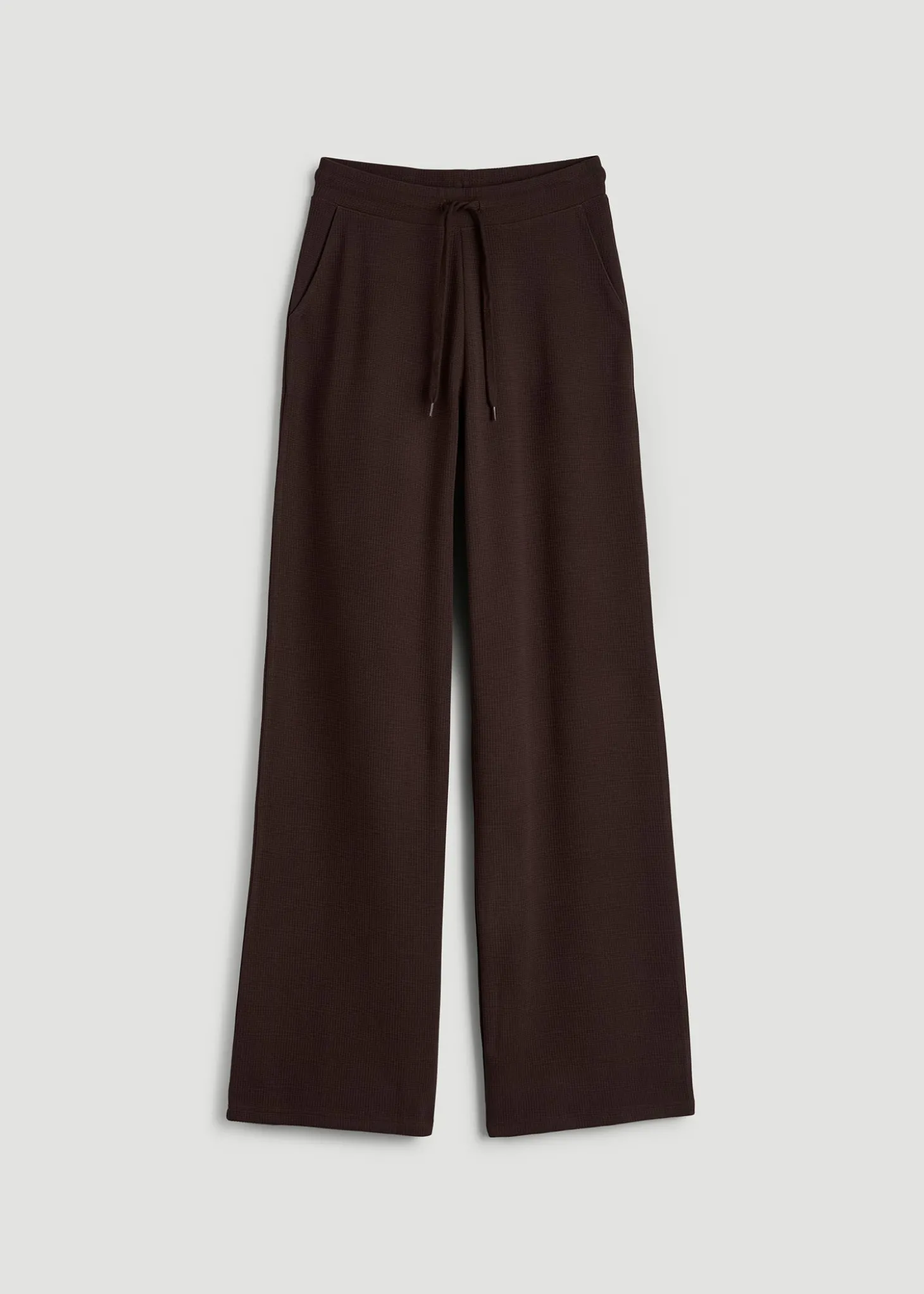 Mid Rise Waffle Wide Leg Pant for Tall Women