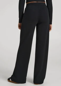 Mid-Rise Waffle Wide-Leg Pants for Tall Women