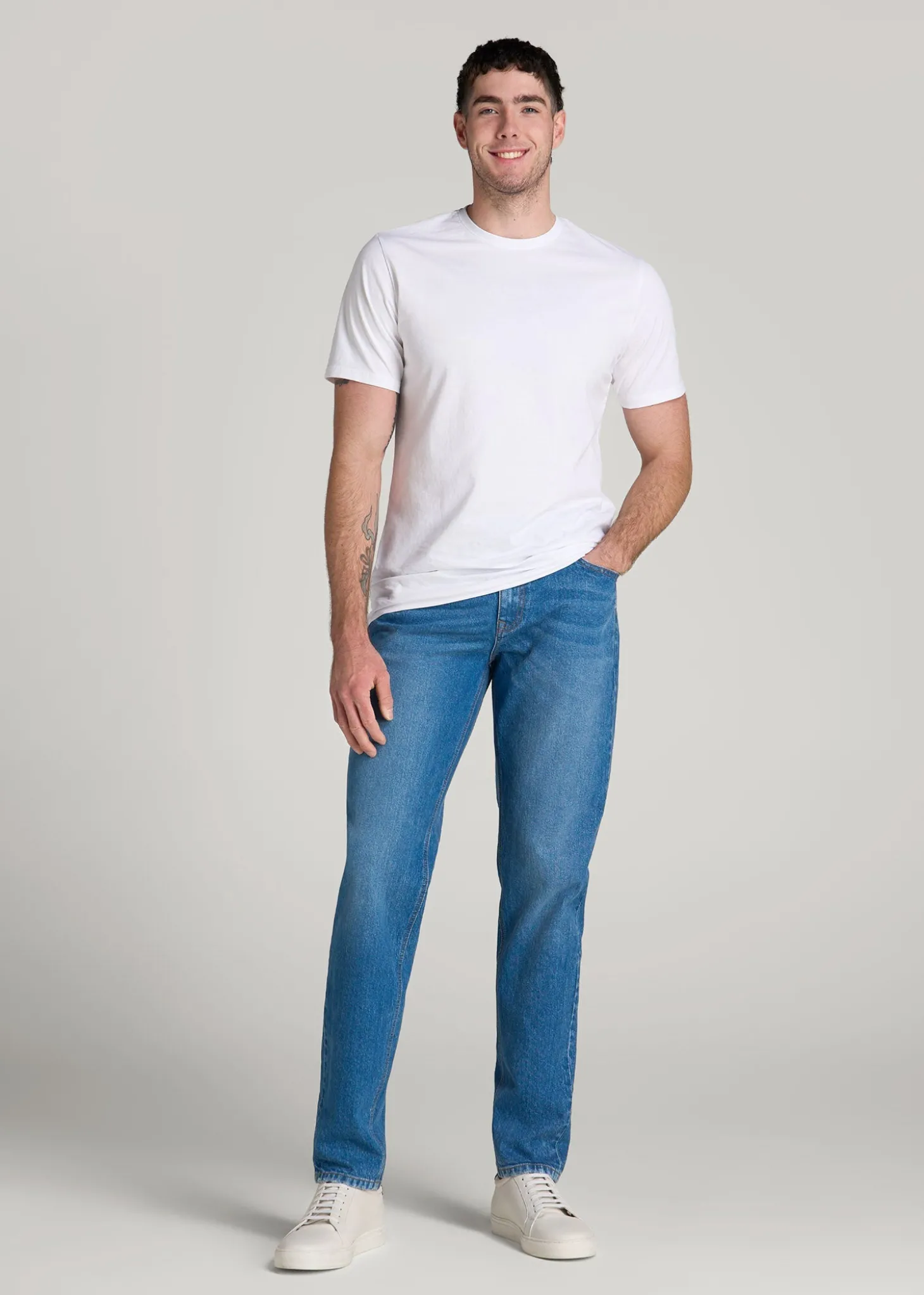 Milo RELAXED TAPERED FIT Jeans for Tall Men