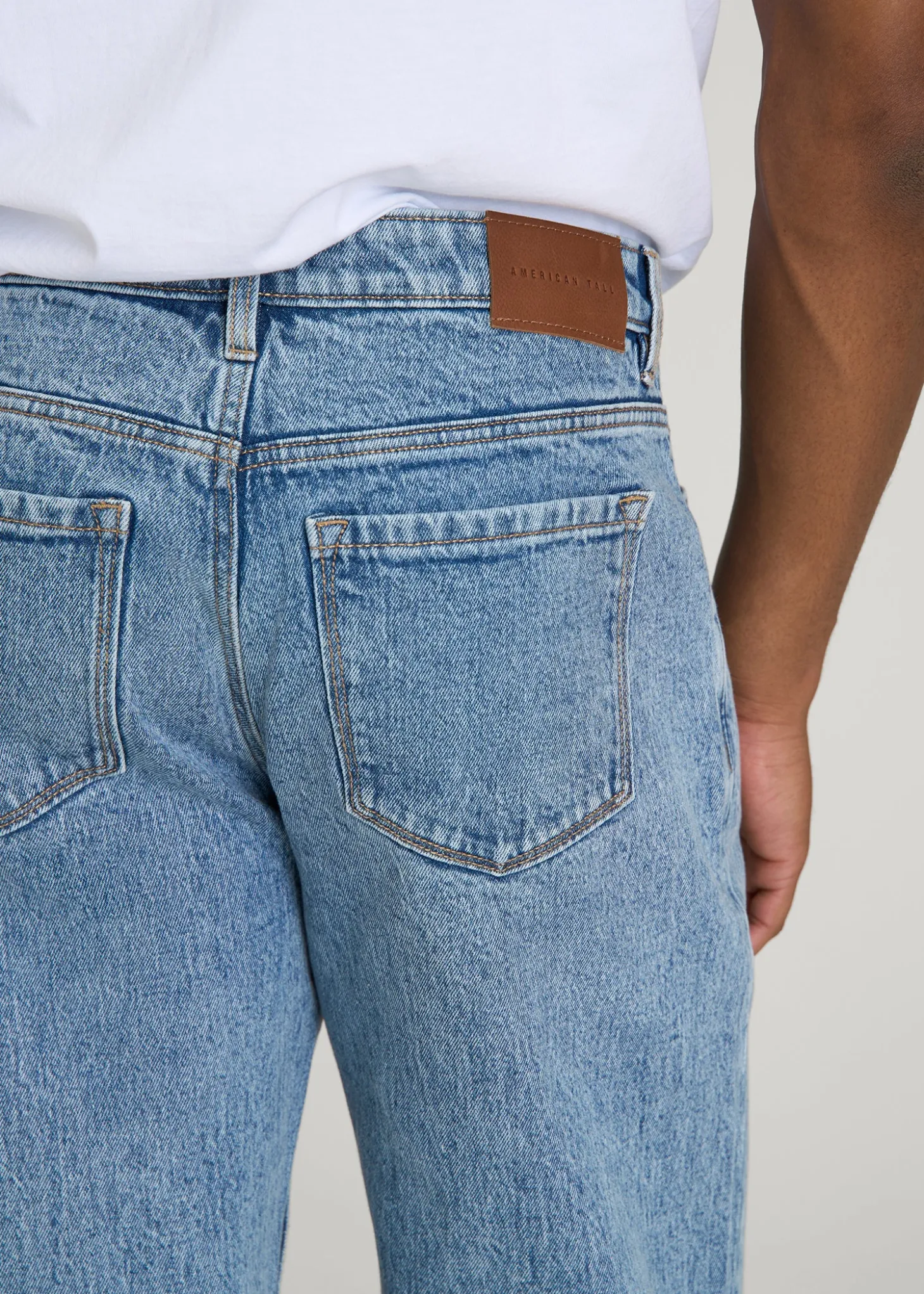 MILO Relaxed Tapered Fit Jeans for Tall Men