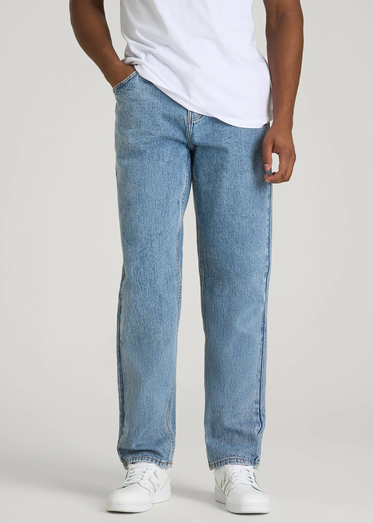 MILO Relaxed Tapered Fit Jeans for Tall Men