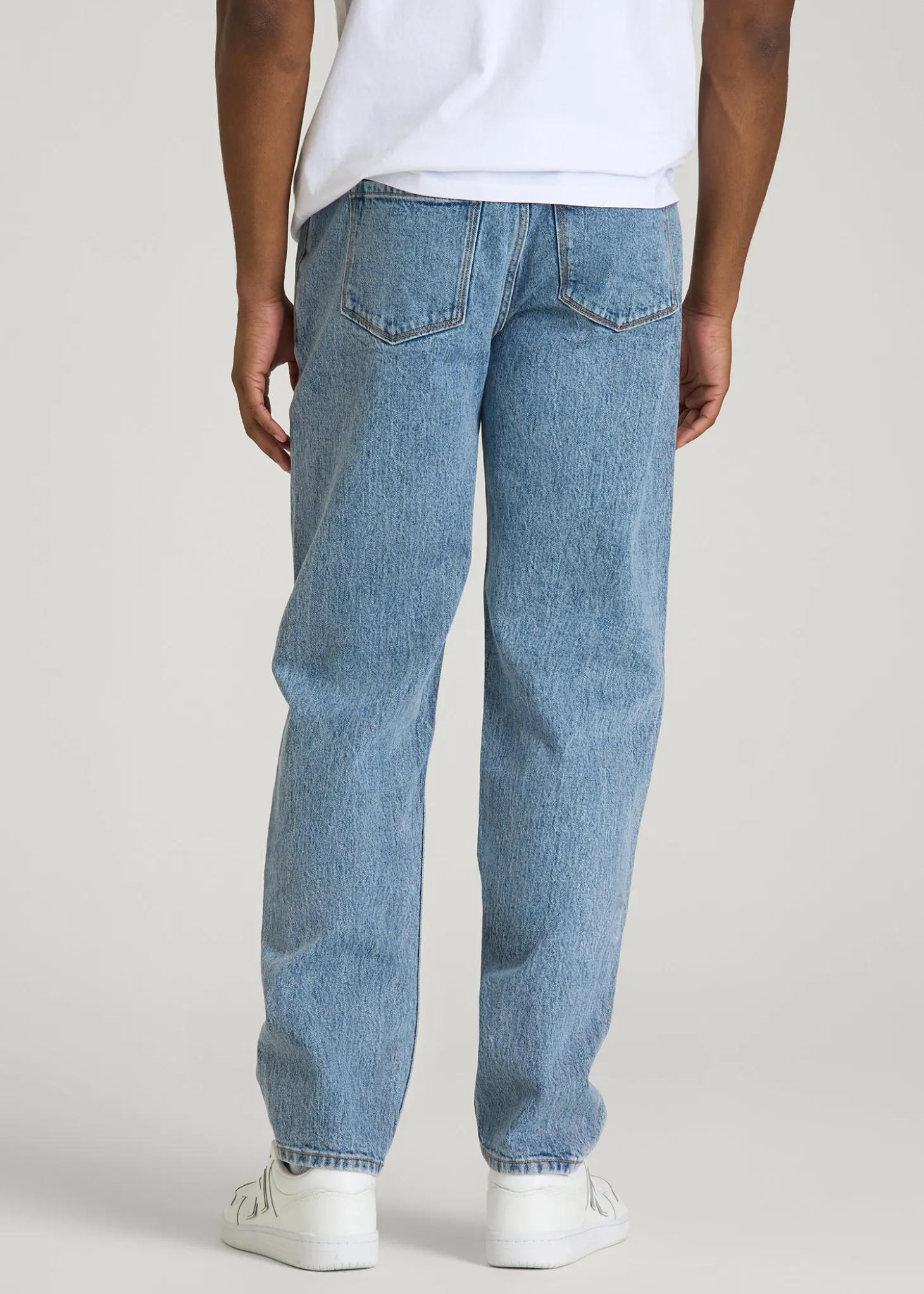 MILO Relaxed Tapered Fit Jeans for Tall Men