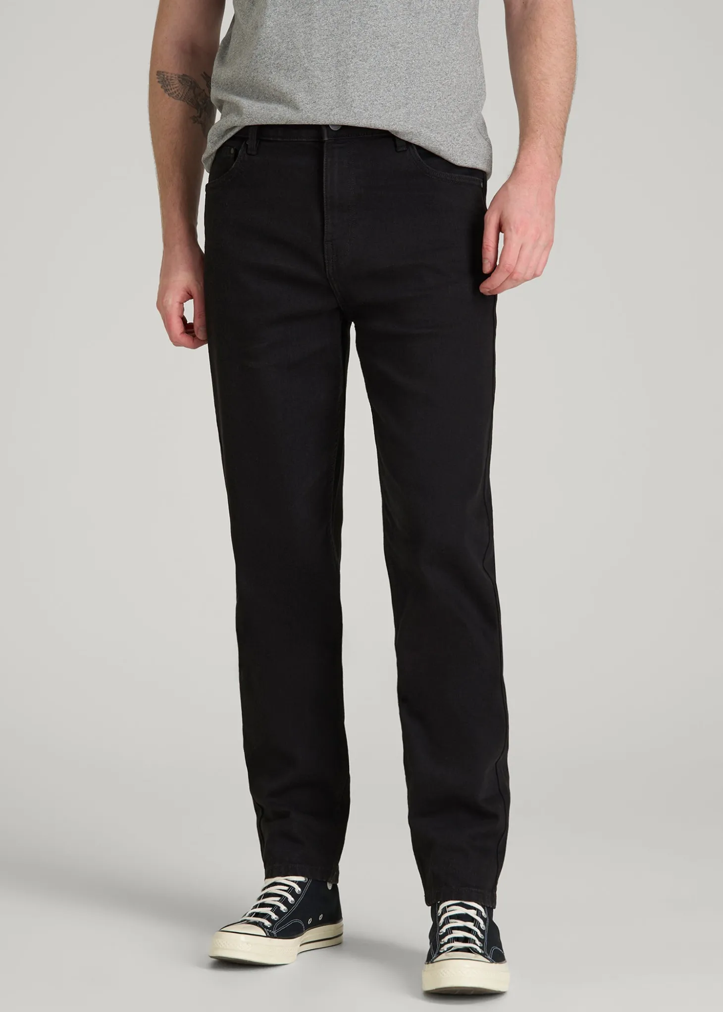 MILO Relaxed Tapered Fit Jeans for Tall Men