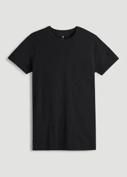 Modern Fit Garment Dyed Cotton T-Shirt for Tall Men