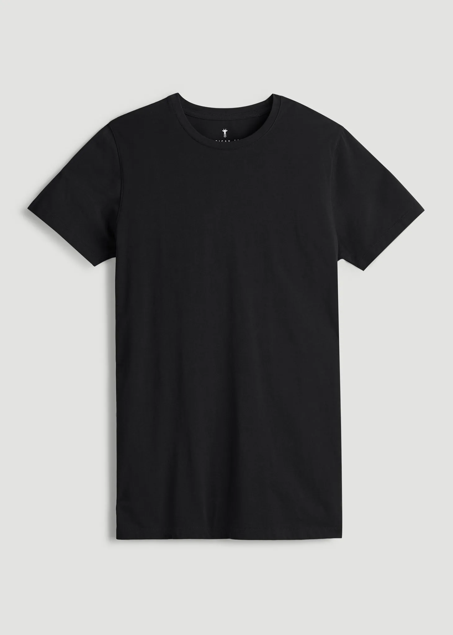Modern Fit Garment Dyed Cotton T-Shirt for Tall Men