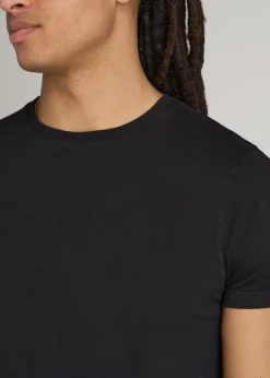 Modern Fit Garment Dyed Cotton T-Shirt for Tall Men