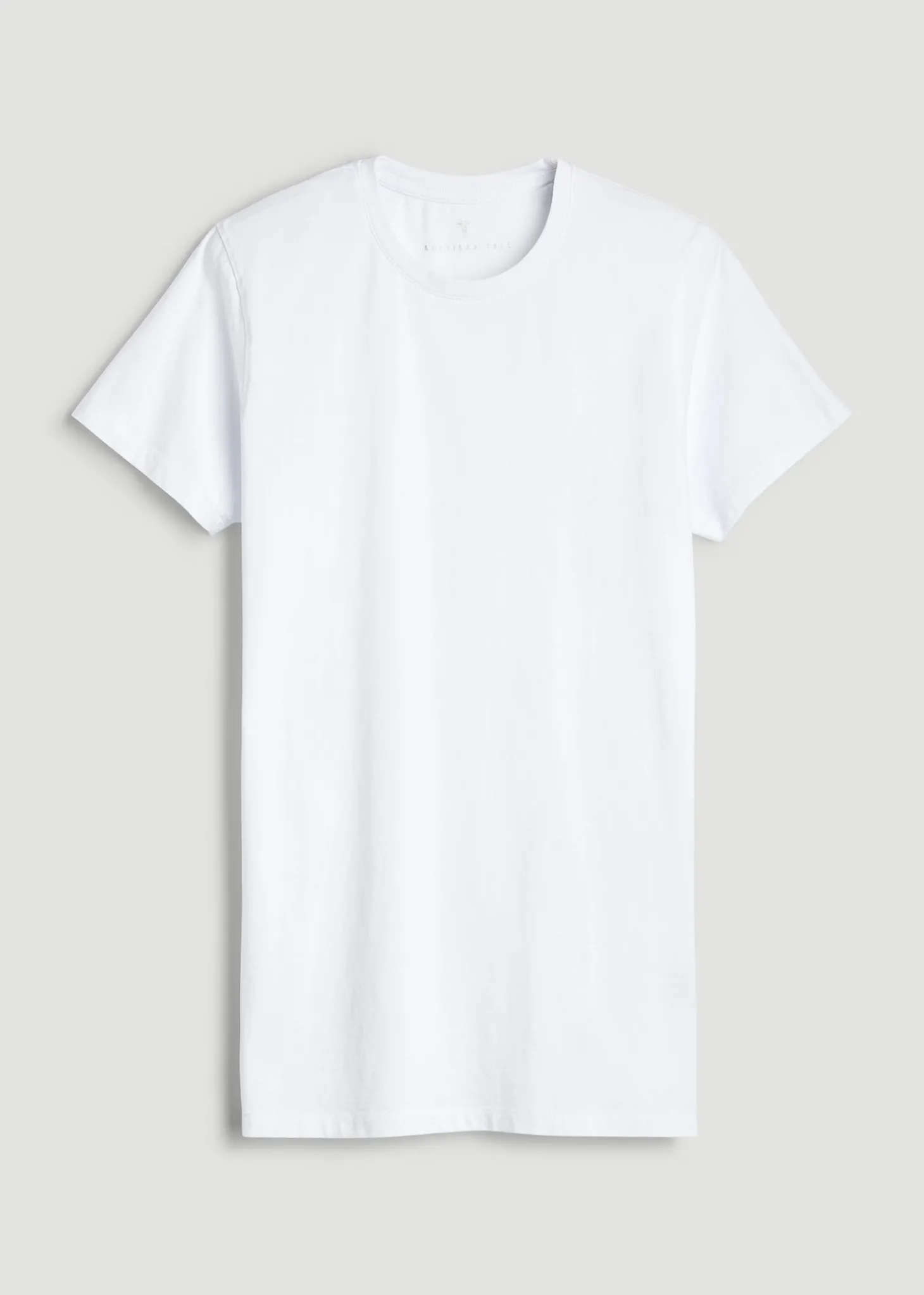 Modern Fit Garment Dyed Cotton T-Shirt for Tall Men