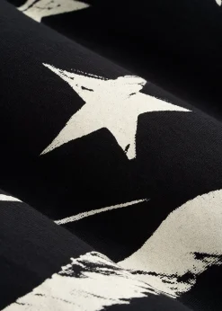 Monochrome Flag Graphic Tee for Tall Men