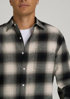 Nelson Flannel Shirt for Tall Men