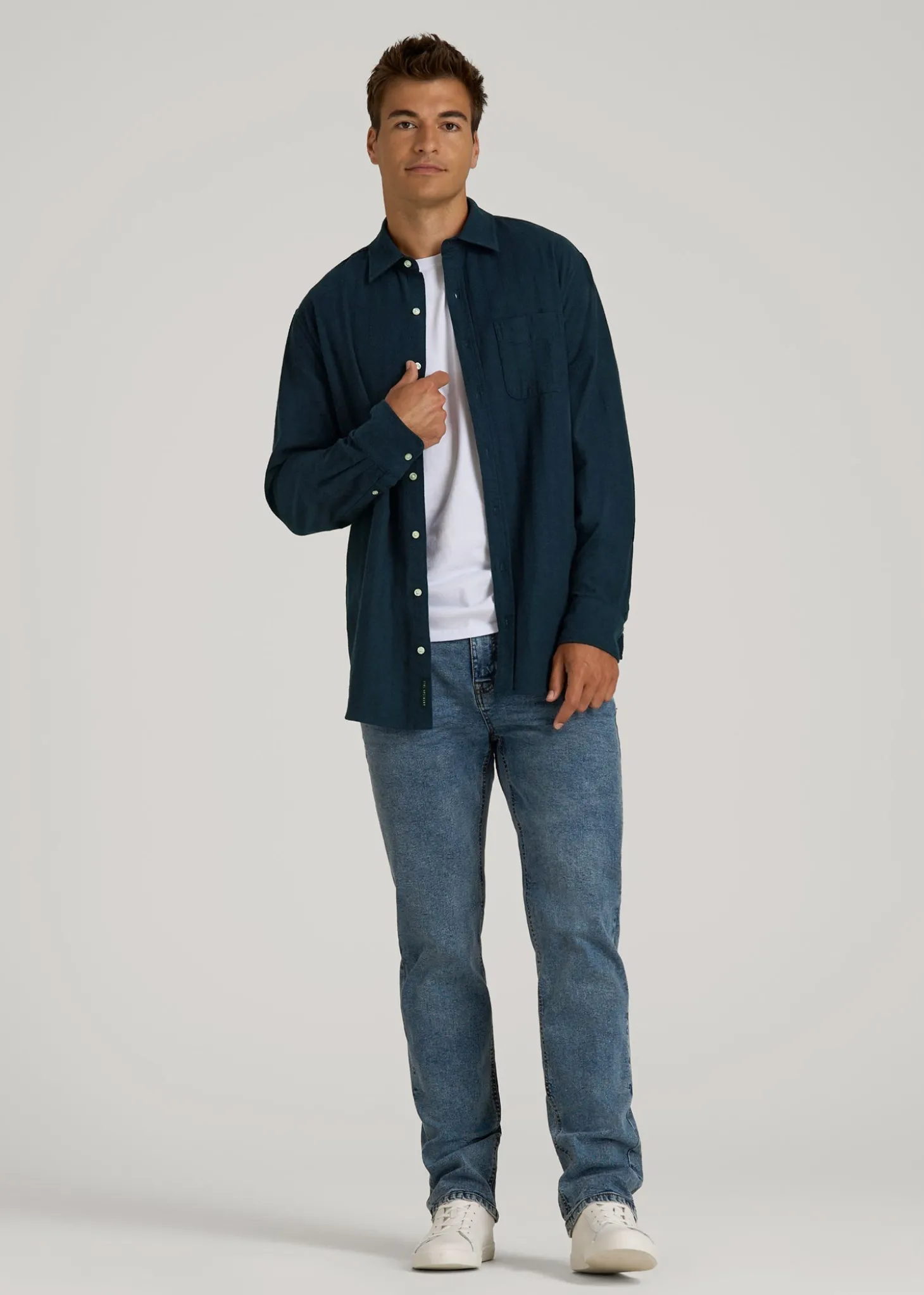 Nelson Flannel Shirt for Tall Men