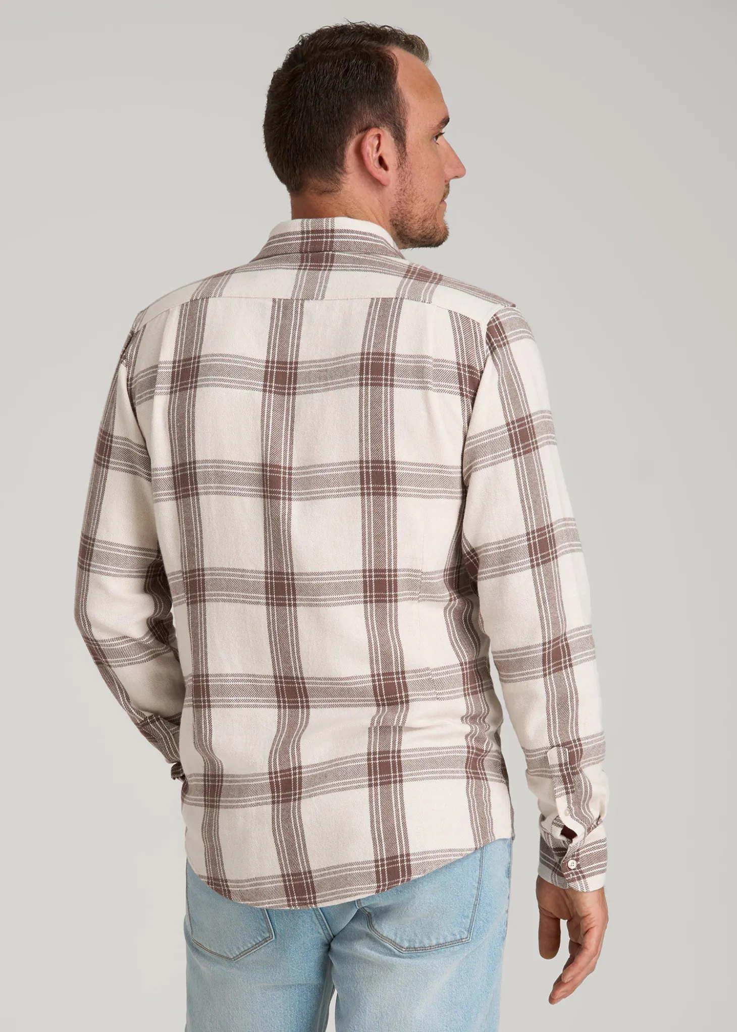 Nelson Flannel Shirt for Tall Men