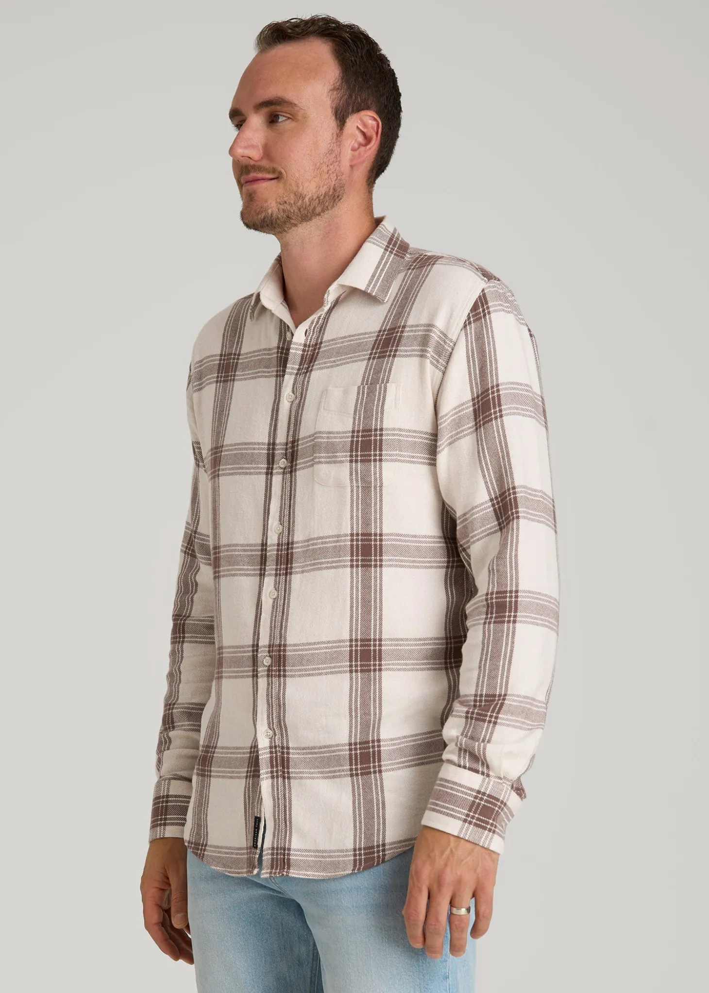 Nelson Flannel Shirt for Tall Men