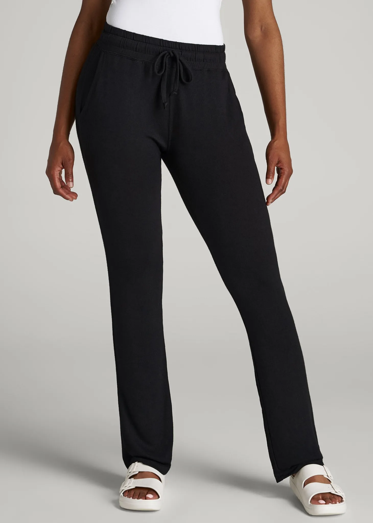 Open-Bottom Cozy PJ Lounge Pants for Tall Women