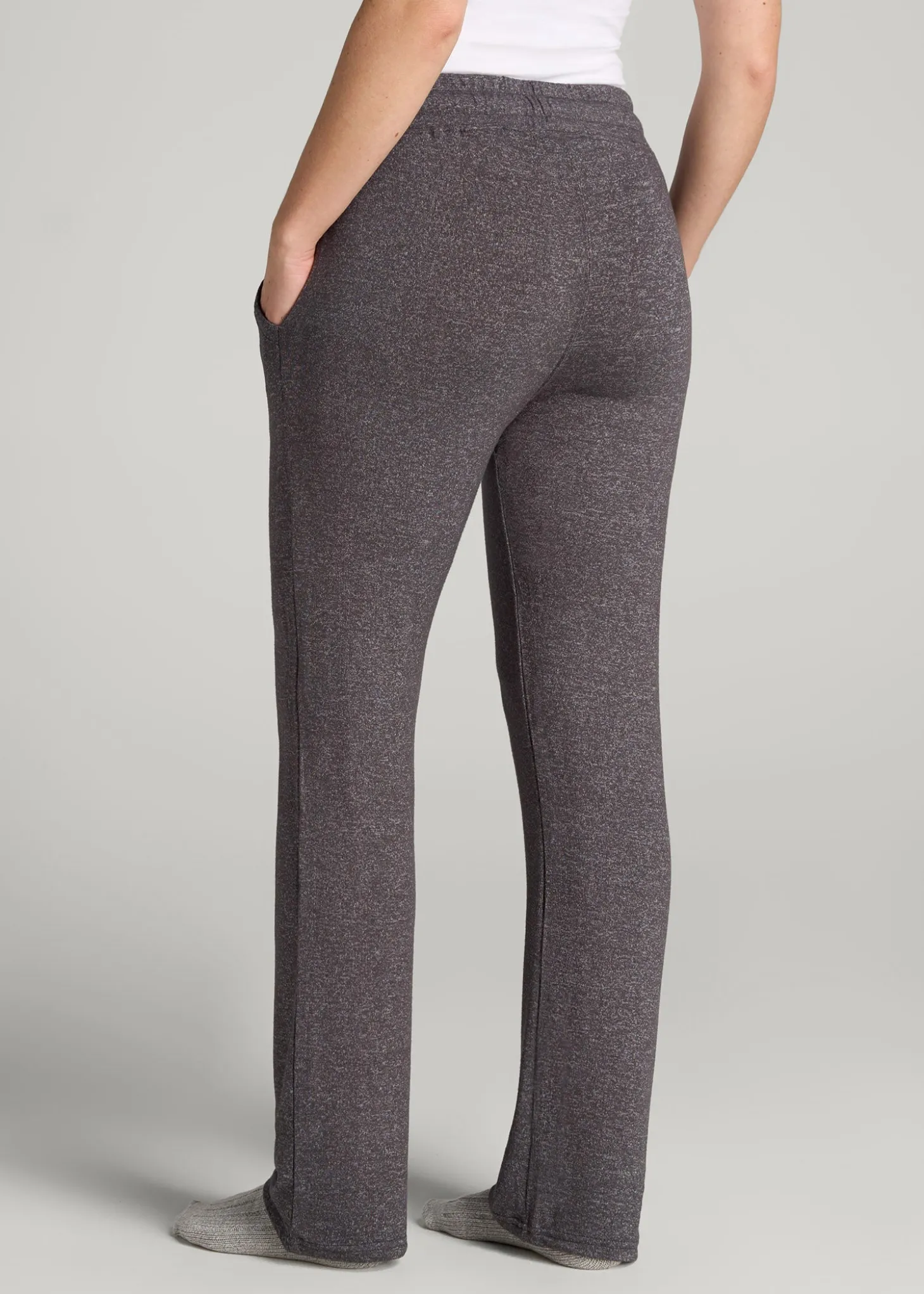 Open-Bottom Cozy PJ Lounge Pants for Tall Women