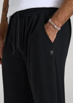 Open-Bottom Pajama Pants for Tall Men