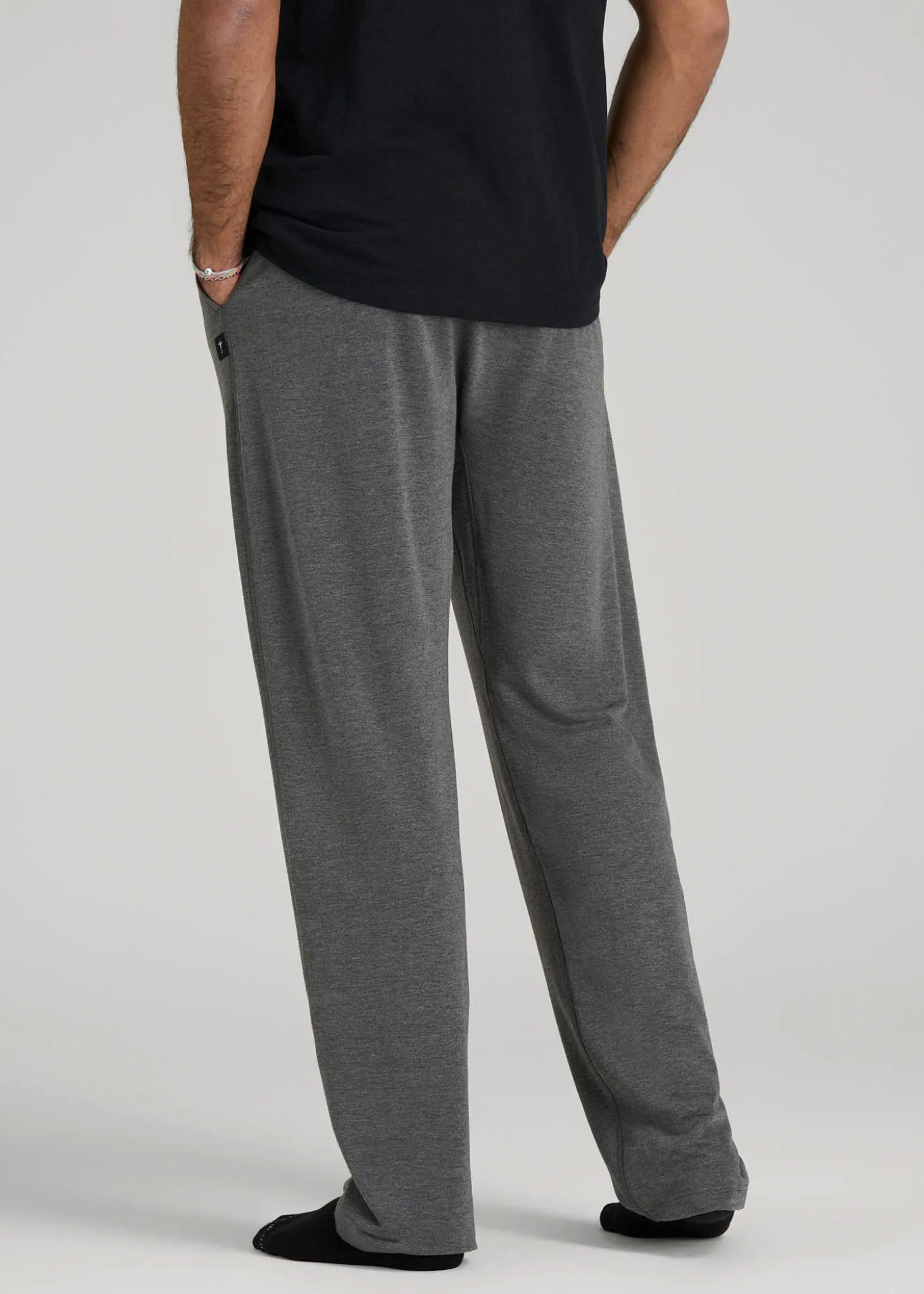 Open-Bottom Pajama Pants for Tall Men