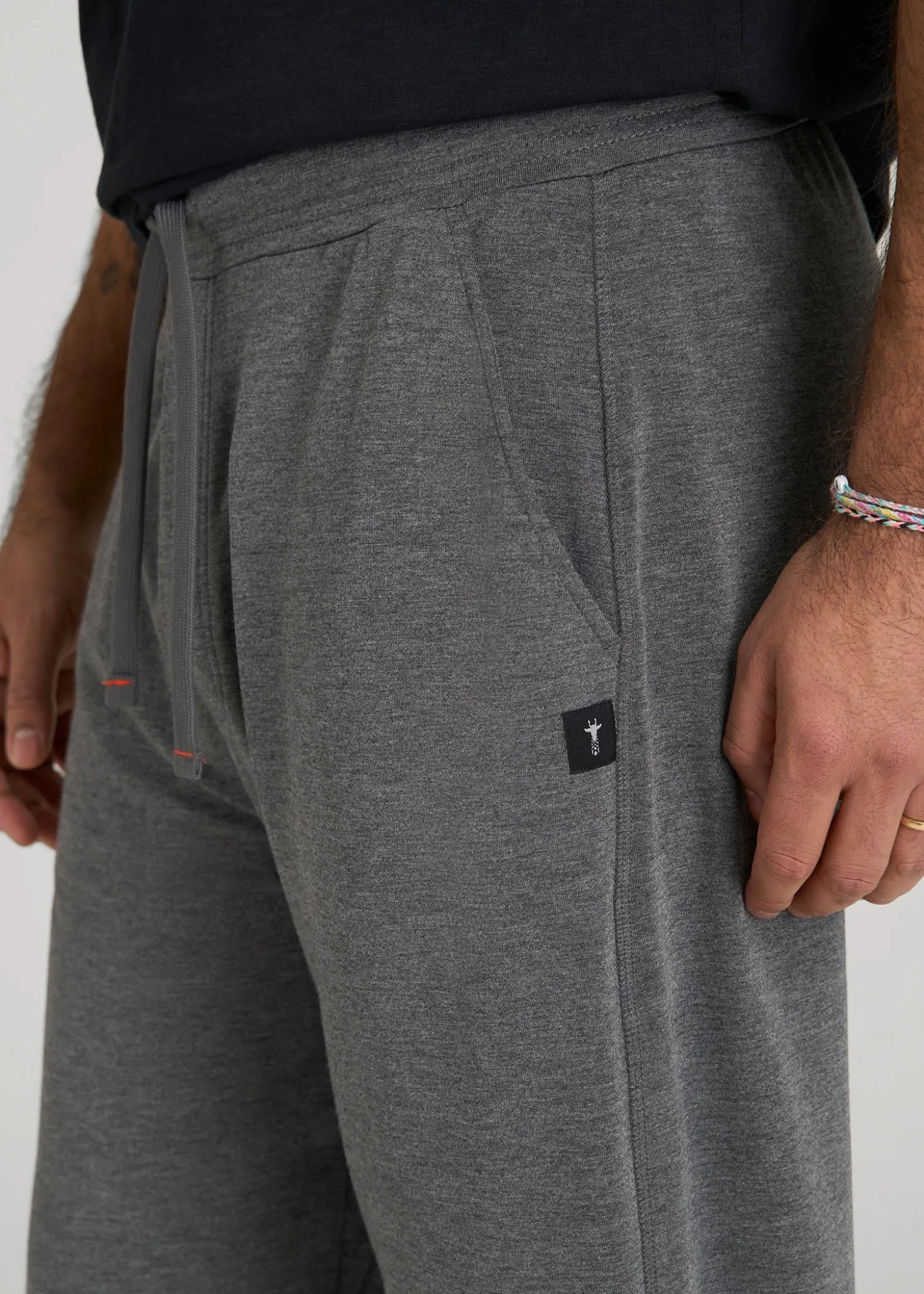 Open-Bottom Pajama Pants for Tall Men