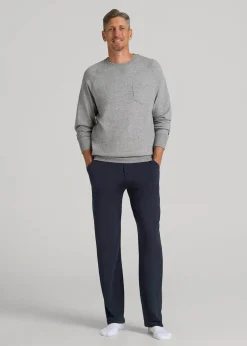 Open-Bottom Pajama Pants for Tall Men