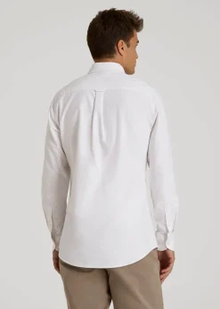 Oxford Cloth Button Down Shirt for Tall Men