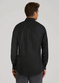 Oxford Cloth Button Down Shirt for Tall Men