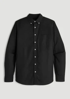 Oxford Cloth Button Down Shirt for Tall Men