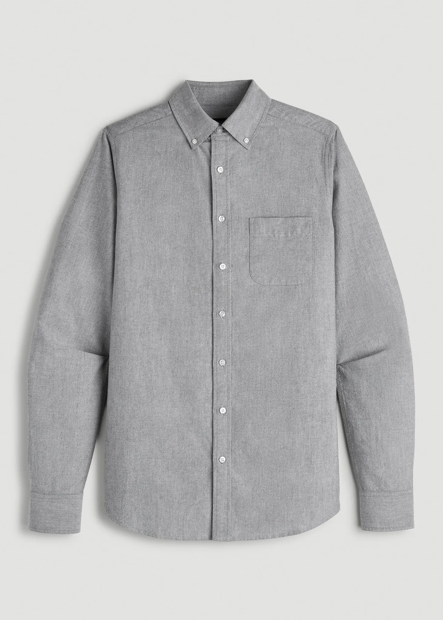 Oxford Cloth Button Down Shirt for Tall Men